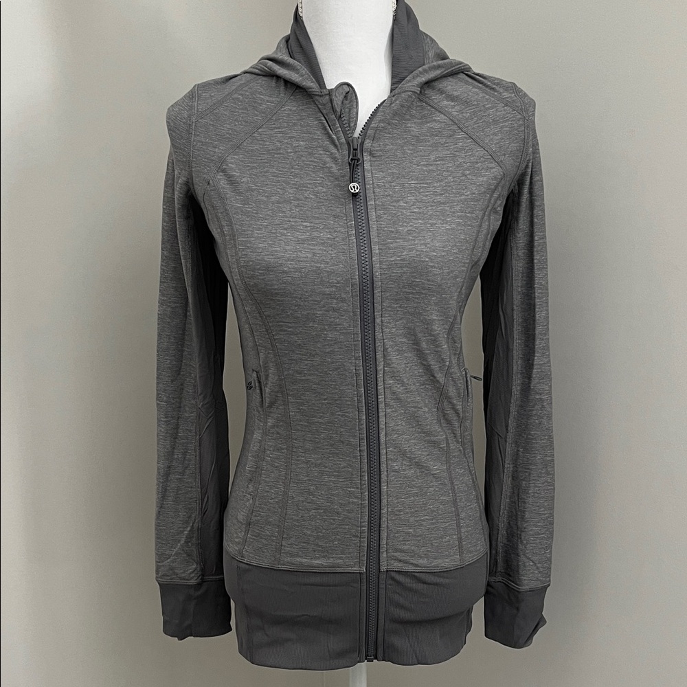 Lululemon Athletica Charcoal Zip-Up Jacket